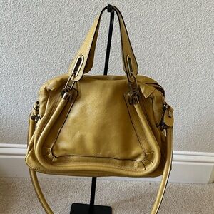 Chloe Mustard Yellow Leather Women's Bag